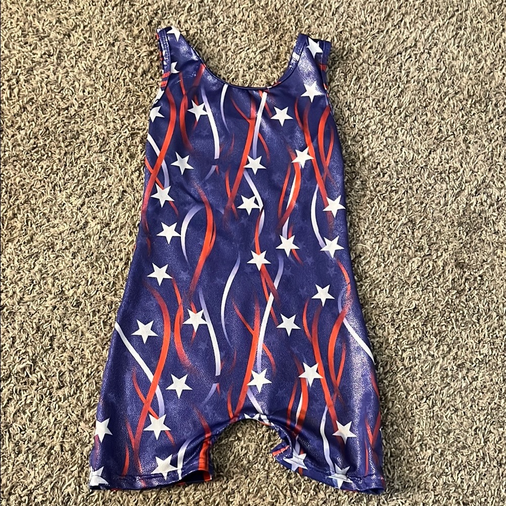 Patriotic Star and Stripe Unitard